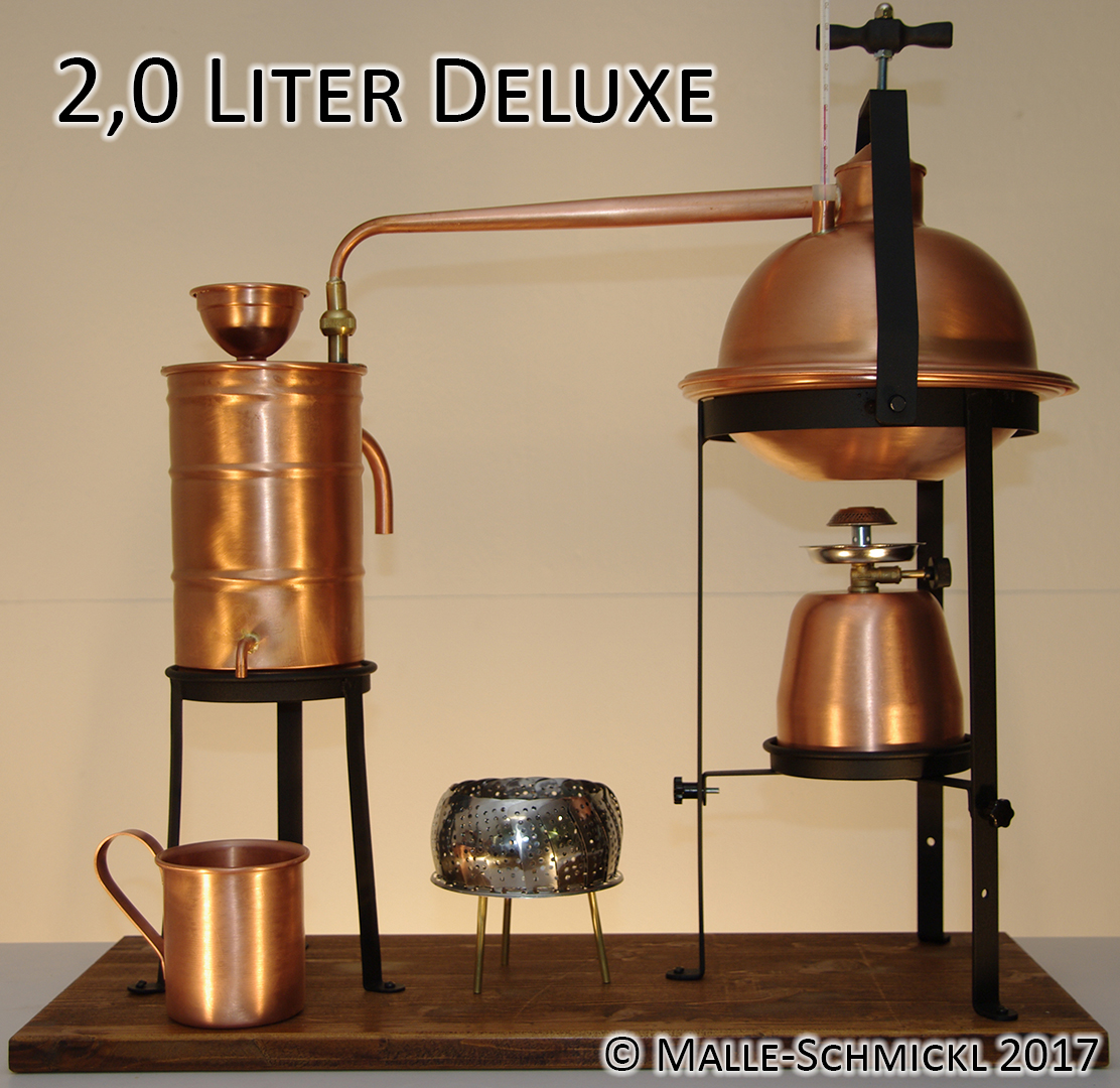 Destille DELUXE, 7,8 Liter – Schnaps – Ätherische Öle – Essig