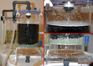 Schmickl's vinegar generator in operation