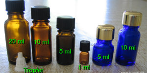 Blauglasflasche 10 ml